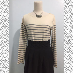 🌟MUJI Organic cotton Striped Long Sleeve Shirt🌟